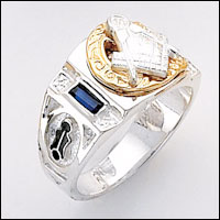 Sterling Silver Masonic Ring #65